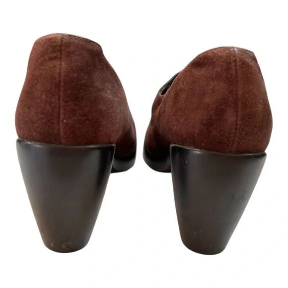 Dansko Brown Suede Heels - Picture 5 of 9